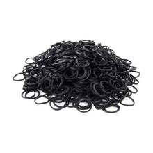 800 Piece Poly Band Pack, Black - OXX Haircare