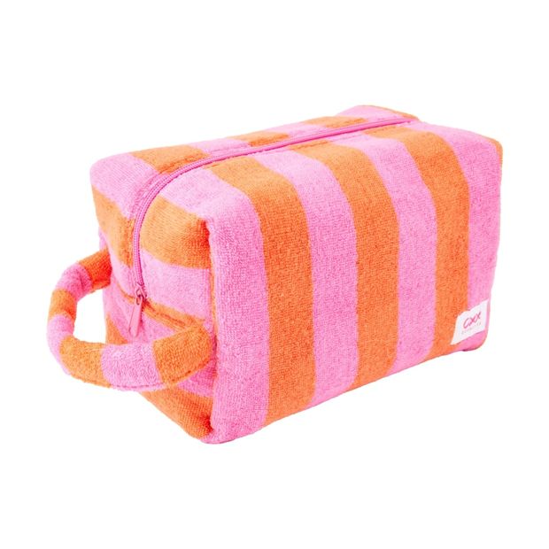 Makeup Bag, Pink and Orange - OXX Cosmetics