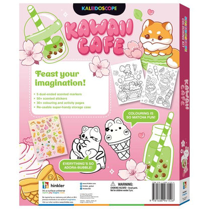 Kaleidoscope: Kawai Cafe Colouring Kit - Book