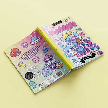 Kaleidoscope Colouring Poster Art: Kawaii - Book
