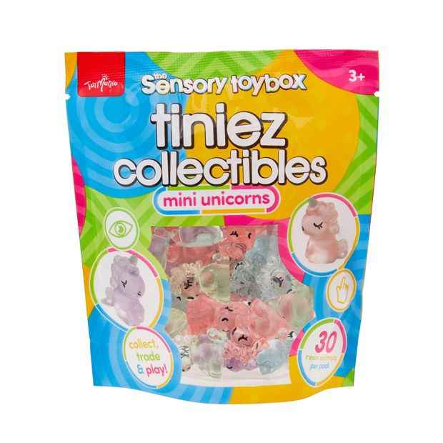 40 Pack ToyMania The Sensory Toy Box Tiniez Collectibles Mini Axolotl - Assorted