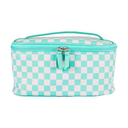 Makeup Bag, Green and Pink - OXX Cosmetics