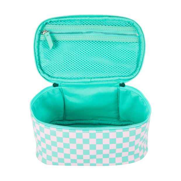 Makeup Bag, Green and Pink - OXX Cosmetics
