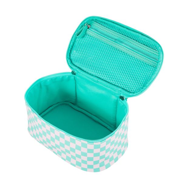 Makeup Bag, Green and Pink - OXX Cosmetics
