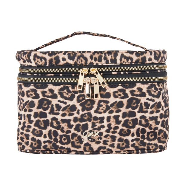 Makeup Bag, Brown - OXX Cosmetics