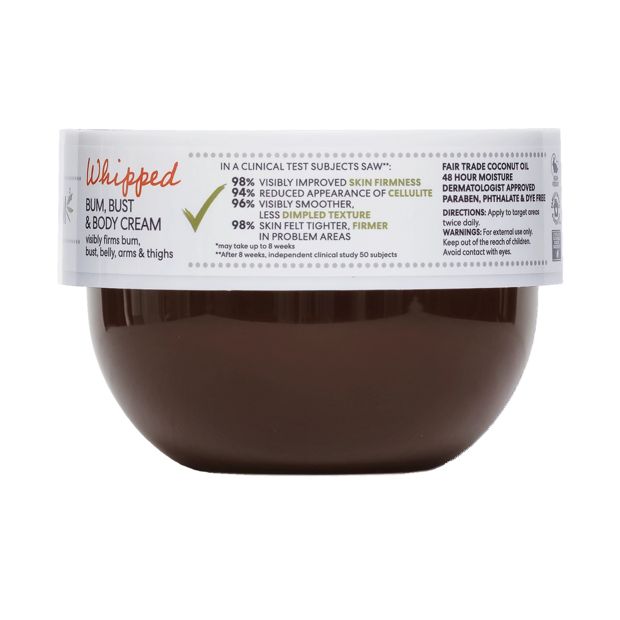 Palmers Coconut Oil Formula Brazilian Coco Whipped Bum, Bust and Body Cream 250g - Vitamin E