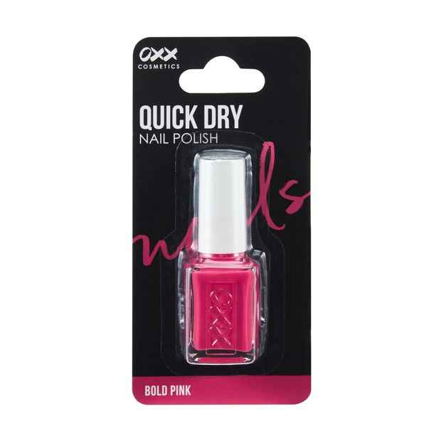 Quick Dry Nail Polish  Bold Pink - OXX Cosmetics