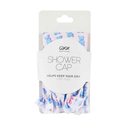 Shower Cap, Blue and Pink, Gummy Bears - OXX Bodycare