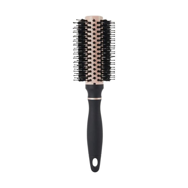 Styling Aluminium Round Brush, Medium, Black - OXX Haircare