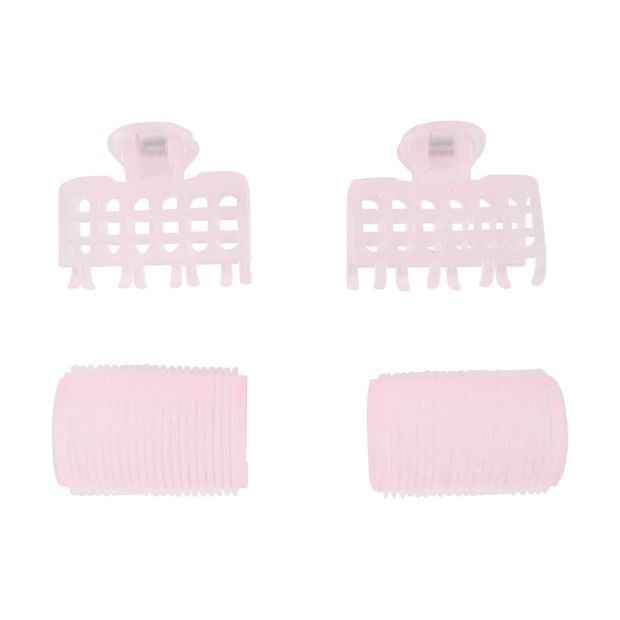 2 Piece Hair Rollers, Pink - OXX Haircare