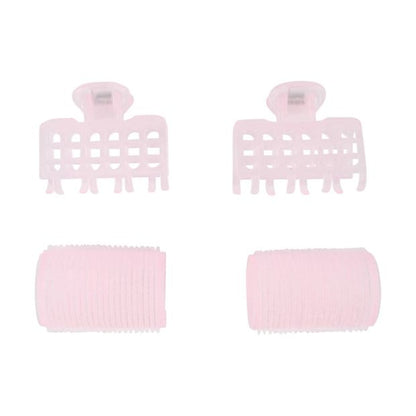 2 Piece Hair Rollers, Pink - OXX Haircare
