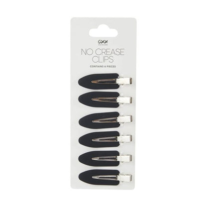 6 Piece Black No Crease Hair Clips - OXX Haircare