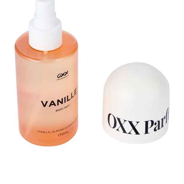 Vanille Body Mist 170ml, Vanilla, Almond and Sandalwood - OXX Fragrance