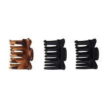 3 Piece Black and Tort Claw Hair Clips - OXX Haircare