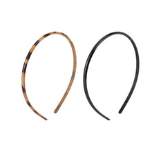 2 Piece Headband, Black and Tort - OXX Haircare