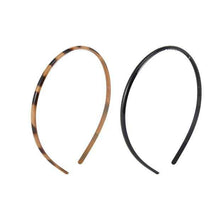 2 Piece Headband, Black and Tort - OXX Haircare