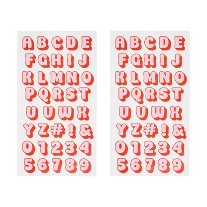 Vinyl Transfer Stickers, Alphabet - Anko