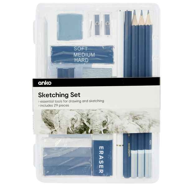 29 Piece Drawing and Sketching Art Set