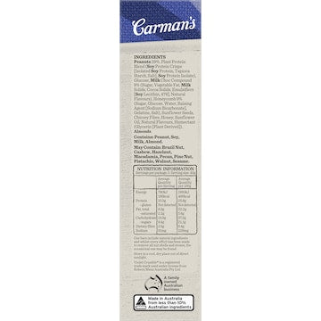 Carman's Protein Bars Violet Crumble Limited Edition 5 pack