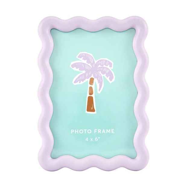 Wavy Frame 4in. x 6in., Lilac - Anko