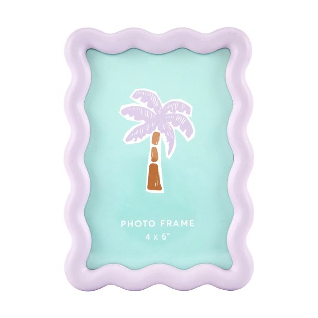 Wavy Frame 4in. x 6in., Lilac - Anko