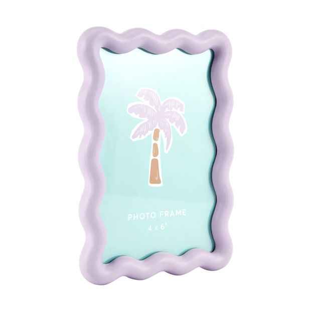 Wavy Frame 4in. x 6in., Lilac - Anko