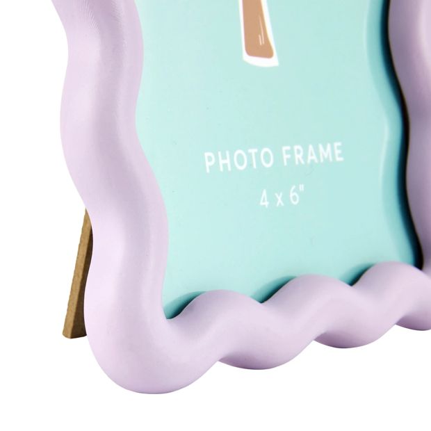 Wavy Frame 4in. x 6in., Lilac - Anko