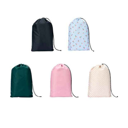 Compact Travel Laundry Bag with Drawstring