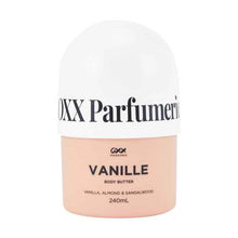 Vanille Body Butter 240ml, Vanilla, Almond & Sandalwood - OXX Fragrance