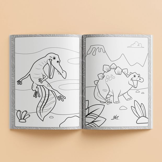 Mega Colouring Dinosaurs by Ed Myer - Book