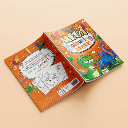 Mega Colouring Dinosaurs by Ed Myer - Book