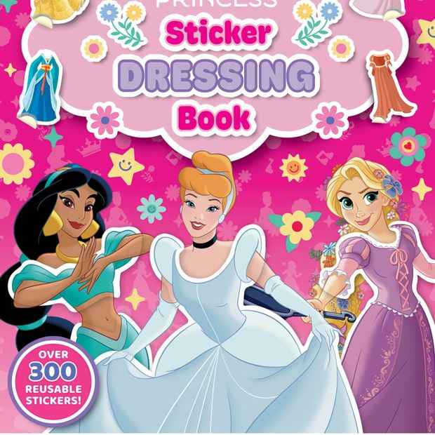 Disney Princess: Sticker Dressing Book