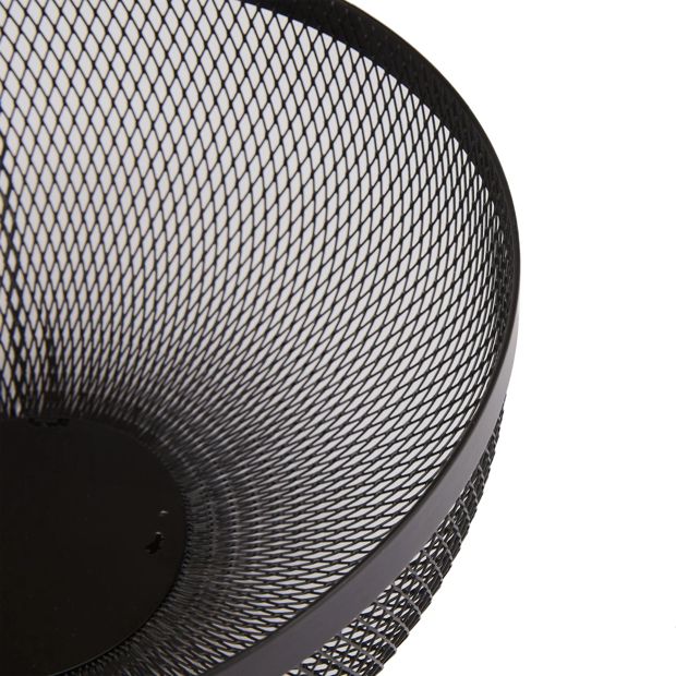 Mesh Fruit Bowl, Black - Anko