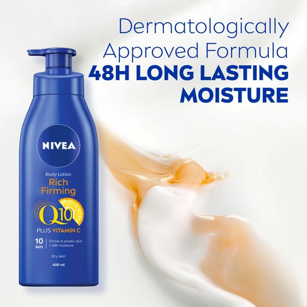 Nivea Rich Firming Body Lotion 400ml - Q10 and Vitamin C