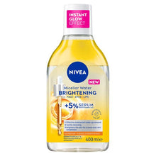 Nivea Brightening Micellar Water 400ml - 5% Serum with Vitamin E and C and Amino Acid Complex