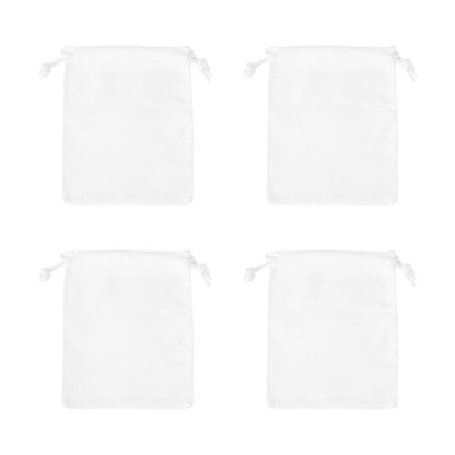 4 Pack Craft Polyester Drawstring Bags - Anko