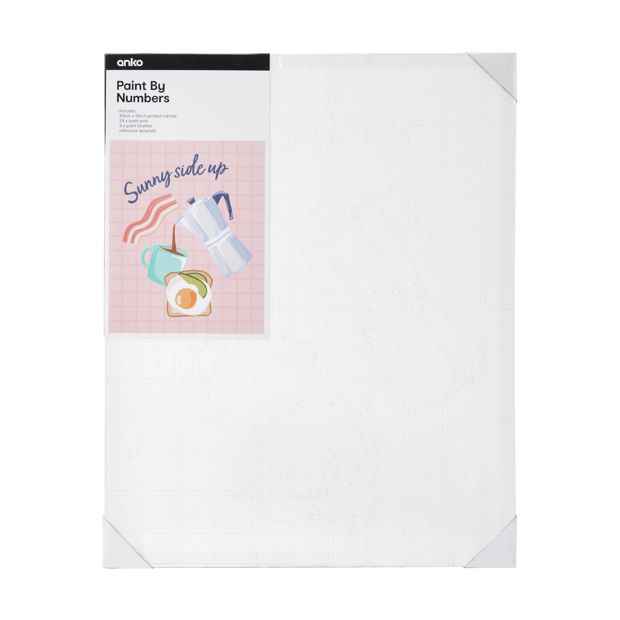 29 Piece Paint by Numbers – Breakfast - Anko