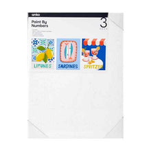 3 Pack Paint by Numbers  Mediterranean Vibes - Anko