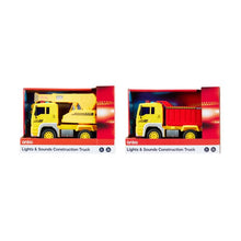 Lights & Sounds Construction Truck, Assorted - Anko
