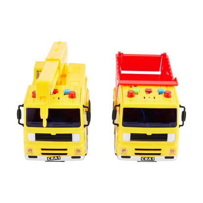 Lights & Sounds Construction Truck, Assorted - Anko
