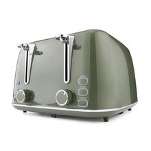 4 Slice Retro Toaster  Green - Anko