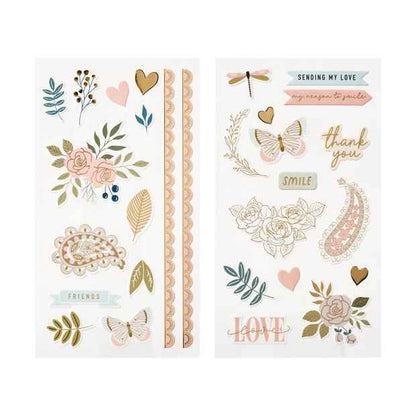 2 Pack 3D Stickers Timeless - Anko