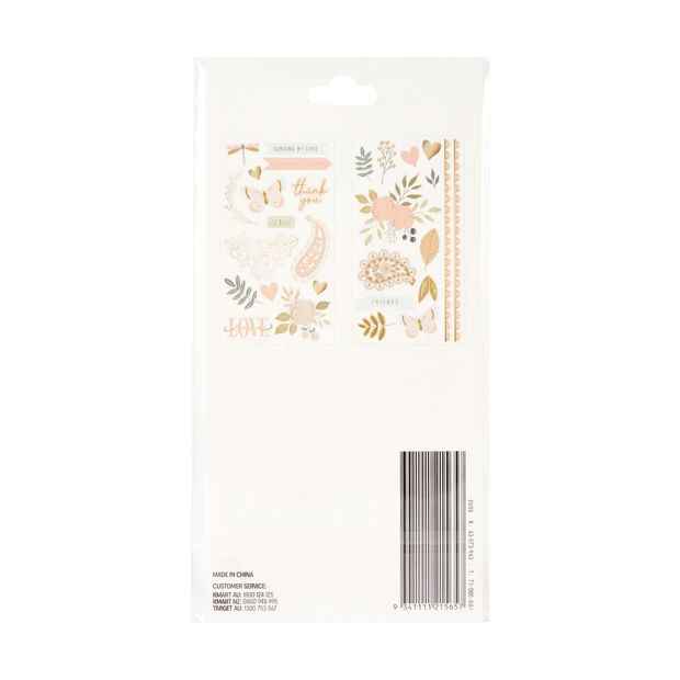 2 Pack 3D Stickers Timeless - Anko