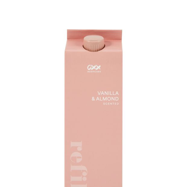 OXX Bodycare Hand and Body Wash Refill 1L - Vanilla and Almond Scented