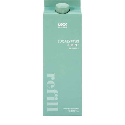 OXX Bodycare Hand and Body Wash Refill 1L- Mint and Eucalyptus