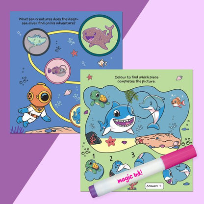 INKredibles Magic Reveal Ocean Adventure Mess Free Magic Ink Pictures! - Book