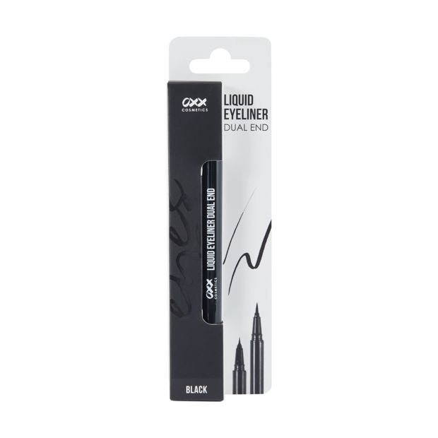Dual End Liquid Eyeliner  Black - OXX Cosmetics