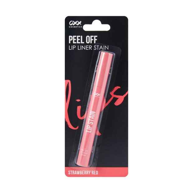 Peel Off Lip Liner Stain, Strawberry Red - OXX Cosmetics