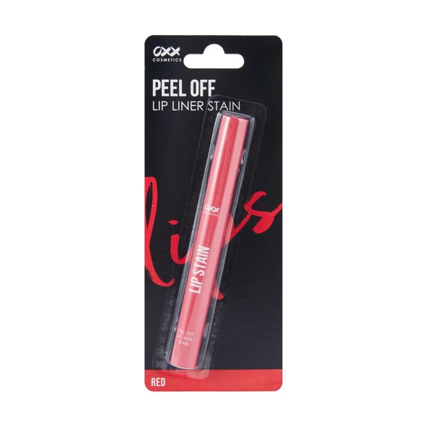 Peel Off Lip Liner Stain, Red - OXX Cosmetics