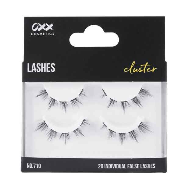 20 Pack Cluster False Lashes, No. 710 - OXX Cosmetics